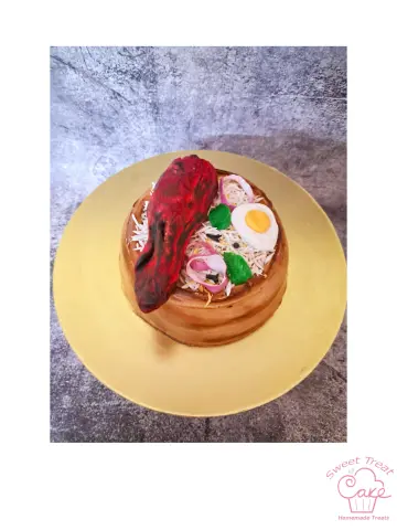 Biryani theme cake