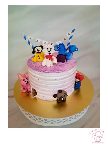 Bts theme cake